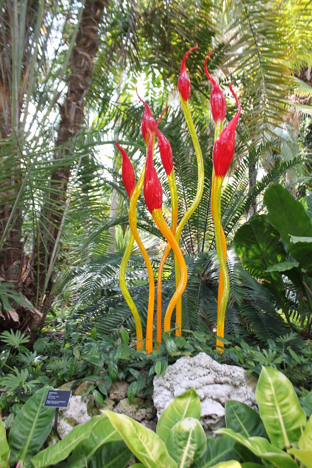 Modern art in the garden